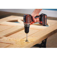 Дриль-шурупокрут акумуляторний безщітковий BLACK+DECKER BL186KB