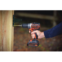 Дриль-шурупокрут акумуляторний безщітковий BLACK+DECKER BL186KB