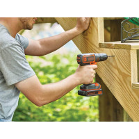 Дриль-шурупокрут акумуляторний BLACK+DECKER BDCDC18KB