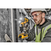 Дриль-шурупокрут акумуляторний безщітковий ударний + подарунок DeWALT DCD805H2T+DCF840N