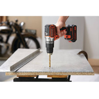 Дриль-шурупокрут ударний безщітковий акумуляторний BLACK+DECKER BL188N