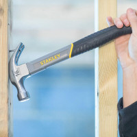 Молоток Fiberglass з вагою головки 450 г, з загнутим цвяходером STANLEY STHT0-51309