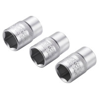 Набір торцевих головок 1/2 Maxi Drive, із шестигранним профілем, 3 шт: 17, 18, 19 мм. STANLEY FMMT17094-0