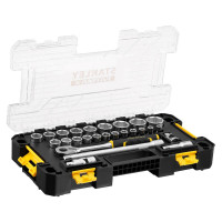 Набір торцевих головок 1/2 FATMAX® Maxi Drive, шестигранних, 26 предметів STANLEY FMMT98103-1
