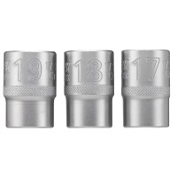 Набір торцевих головок 1/2 Maxi Drive, із шестигранним профілем, 3 шт: 17, 18, 19 мм. STANLEY FMMT17094-0