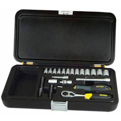 Набір головок торцевих 1/4 Expert з тридцяти пʼяти предметів STANLEY 1-94-672
