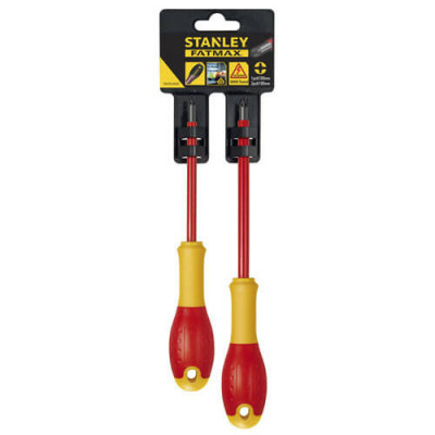 Набір з двох ізольованих викруток для електриків FatMax VDE 1000V STANLEY FMHT0-62649