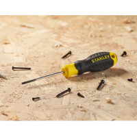 Викрутка Cushion Grip довжиною 60 мм з паралельним жалом під шліц SL 2.5 STANLEY STHT16151-0