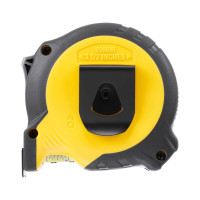 Рулетка вимірювальна CONTROL-LOCK довжиною 10 м/33, шириною 25 мм, в обгумованому корпусі, з подвійною шкалою STANLEY STHT37237-5
