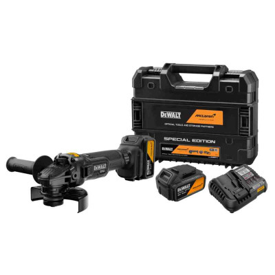 Шліфмашина кутова - болгарка акумуляторна безщіткова McLaren F1 TEAM SPECIAL EDITION DeWALT DCG45MP2T