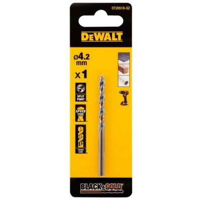 Свердло по металу Black & Gold DeWALT DT20518