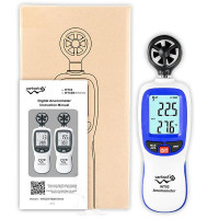 Цифровий крильчастий анемометр 0,3-30 м/с, -10-45 °C WINTACT WT82