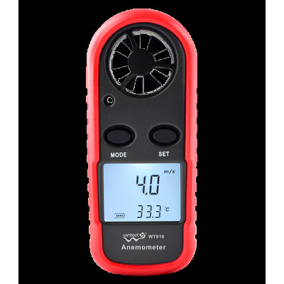 Анемометр цифровий 0,1-30 м/с, -10-45 °C WINTACT WT816