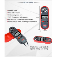 Анемометр цифровий 0,7-30 м/с, -10-45 °C WINTACT WT816A