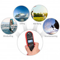 Анемометр цифровий 0,7-30 м/с, -10-45 °C WINTACT WT816A