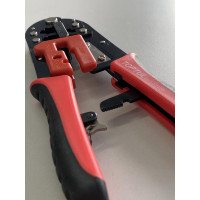 Кліщі для обтиску і зачистки проводів (RJ11/RJ12/RJ45) трещоточные TOPTUL DKAC2420