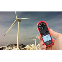 Анемометр цифровий 0,1-30 м/с, -10-45 °C WINTACT WT816