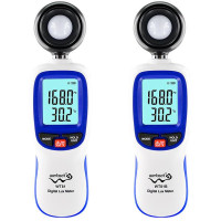 Цифровий люксметр (вимірювач освітленості + термометр) Bluetooth 200000 Lux WINTACT WT81B